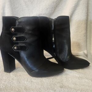White House Black Market Black Ankle Boots